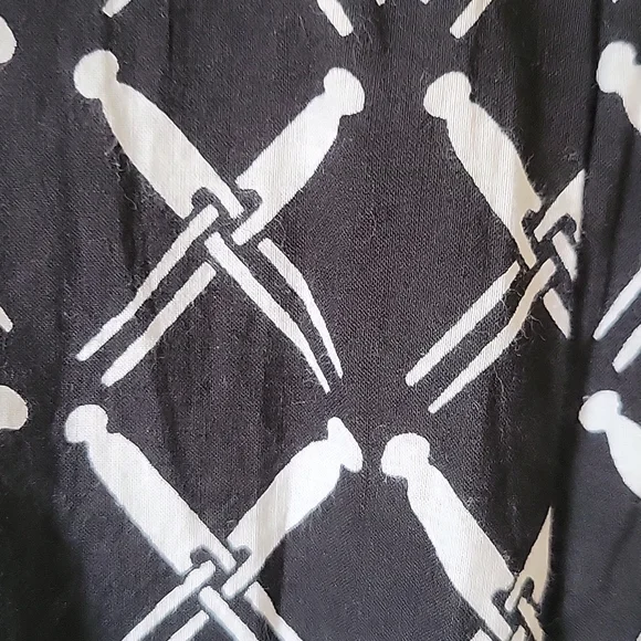 Autograph New Yourk black and  white patterned skirt vintage - Picture 7 of 9